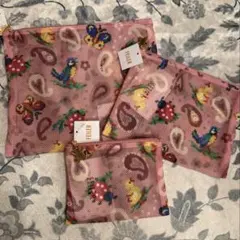 FEILER フェイラー ハイジペイズリー メッシュポーチ SML3点セット