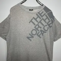 THE NORTH FACE　Tシャツ　サイズL　デカロゴ　アウトドア　古着