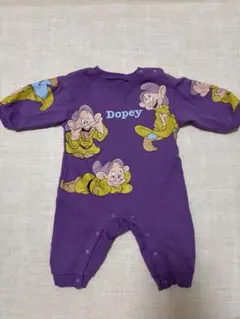 【美品】白雪姫 7人の小人　カバーオール　ディズニー　nanaコラボ 80cm