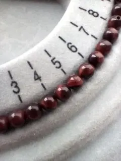 匿名配送【天然石】レッドタイガーアイ 6mm玉 約39cm