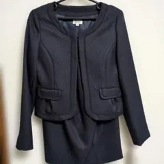 ネイビー 　濃紺　フォーマルスーツ（御祝い） 上下セット　9号　新品　特価!!