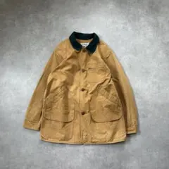 LL.Bean 80s USA製 ハンティングジャケット L ブラウン ダック地のサムネイル