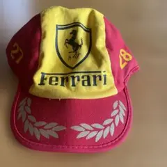 小さめFerrari キャップ レッド イエロー❣️
