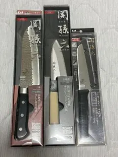 【新品未使用】関孫六 桃山 包丁3本セット 牛刀 三徳 小三徳 送料込 新品未使用】関孫六 桃山 包丁3本セット 牛刀 三徳 小三徳 送料込