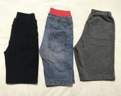 ハーフパンツ3点セット 120