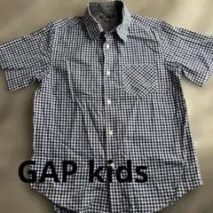 美品GAPチェックシャツ150センチ子供服オシャレ半袖爽やか