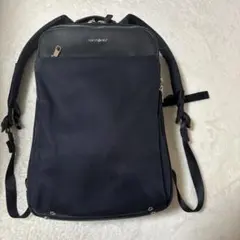 サムソナイト ビジネスリュック ネイビーPC収納可 通勤用