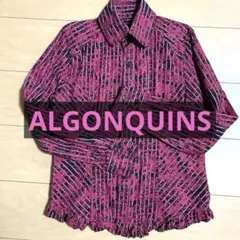 ꒰*.様 ALGONQUINS 総柄ストライプシャツのサムネイル