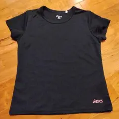 asics 黒 Mサイズ トレーニングトップス