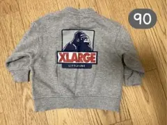 XLARGE グレー トレーナー 90サイズ
