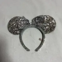 ミニーカチューシャ　シルバースパンコール
