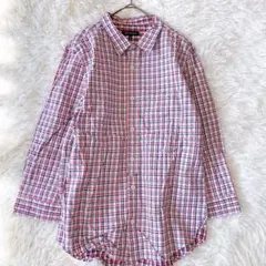 アーバンリサーチ チェックシャツ コットン長袖(38) トリコロール柄のサムネイル