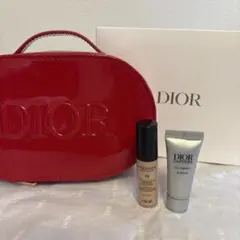 DIOR ノベルティ　エナメルポーチ　バニティ ファンデーション　美容液