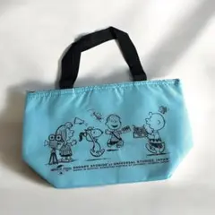 断捨離☆非売品☆スヌーピー 保冷バッグ 水色
