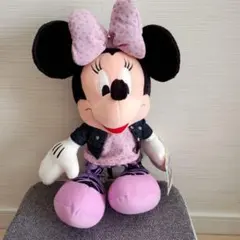 ミニーマウス ぬいぐるみ 約35cm　未使用　デニムミニー