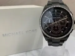 マイケル.コース MICHAEL KORS ヴェイル クロノグラフ 時計 黒のサムネイル
