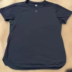 DESCENTE ネイビー Tシャツ 半袖