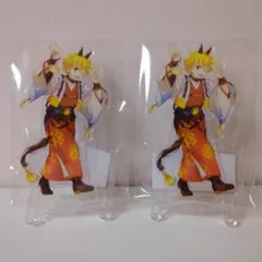 鬼滅の刃 午年 我妻善逸 アクリルスタンド 2点セット