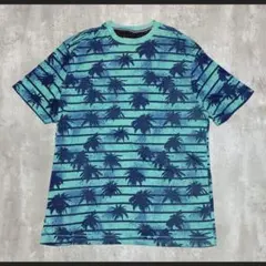 カットソー SURF パームツリー オーバーサイズ 総柄 リゾート ストリート