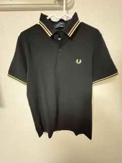 FRED PERRY ポロシャツ 38 M12 ブラック×ゴールド M - メルカリ