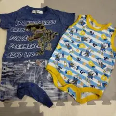 Shark Kids ドナルドダック　ロンパース 70
