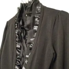 【美品】TO BE CHIC ニット レース フリル カーディガン M