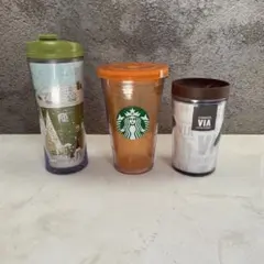 スターバックス STARBUCKS タンブラー 3点セット 旧ロゴ 新ロゴ