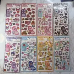 平成ハッピーフォンステッカー　サンリオ８枚セット