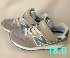 【本日限定価格】New Balance 996　ブラウン/グレー　18.0センチのサムネイル