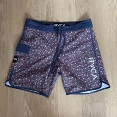 RVCA 花柄 水着 サイドポケット付き サイズ34