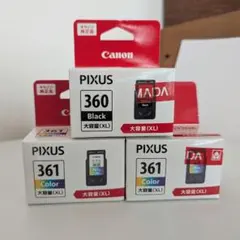 期限切れCanon インク 2個セット BC-360BK+361CL - メルカリ