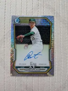 森井翔太郎 直筆サイン　topps bowman chrome