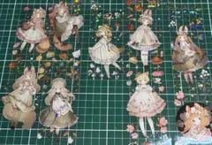 海外マステ　切り売り　女の子