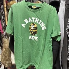 アベイシングエイプ　サルロゴ　カモフラ　Tシャツ