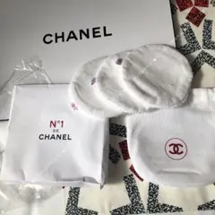 シャネル　2022限定　N°1 巾着洗顔タオル　巾着ポーチ付き