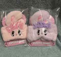 エスターバニー ヘアバンド　ピンク パープル 　２種セット