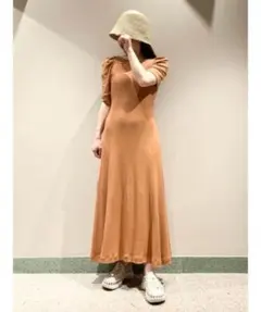 SNIDEL スナイデル　バックオープンカットワンピース