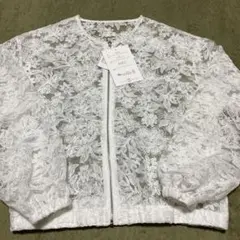 【新品】レース ブルゾン ジャケットのサムネイル