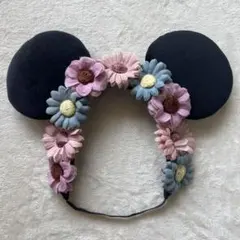 東京ディズニーリゾート ミニー カチューシャ ヘアバンド フラワー 花