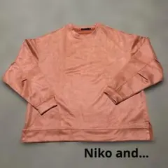 【美品】Niko and ... クルーネック スウェット　メンズ　M