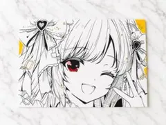 【24時間オークション】手描きオリジナルイラスト　アナログイラスト
