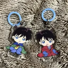 名探偵コナン ふらっとめじるしアクセサリー ちぢませ隊ver 工藤新一 A B