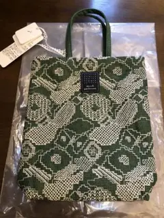ミナペルホネン ジャルディーノ エッグバック 花柄刺繍 ウール ダーク