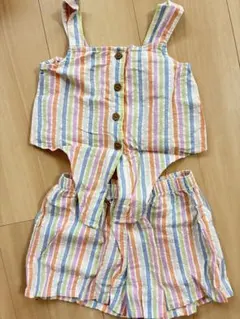 H&M セットアップ 92cm マルチカラー ストライプのサムネイル