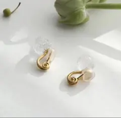 HARIO Lampwork Factory イヤリング　ピュアシュガー❣️⭐️のサムネイル