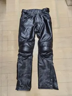 KUSHITANI レザーパンツ L/3W ブラック - メルカリ