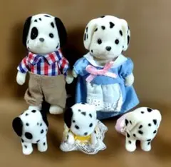 シルバニアファミリー ダルメシアンファミリー★森のおはなし付き　２０１２年　レア