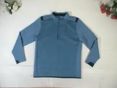 102167 アンダーアーマー　コールドギア　ハーフジップ　青緑　XL