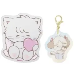 mikko フェミニンリボン アクリルミラーステッカー ムース アクリルチャーム