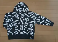 XLARGE KIDS 130総柄パーカー